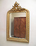 SMALL GILDED FRENCH MIRROR